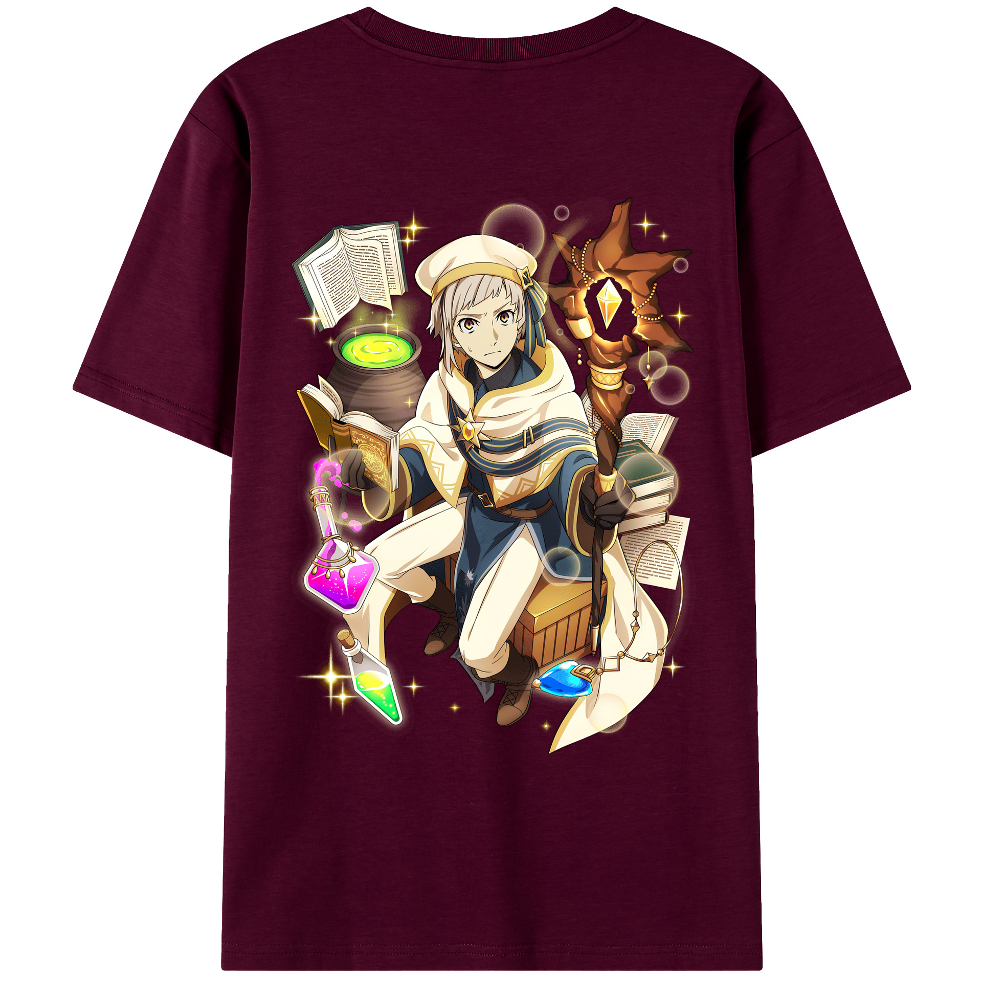 （画像用） 文豪ストレイドッグス Bungo Stray Dogs レディース半袖Tシャツ(バックプリント)